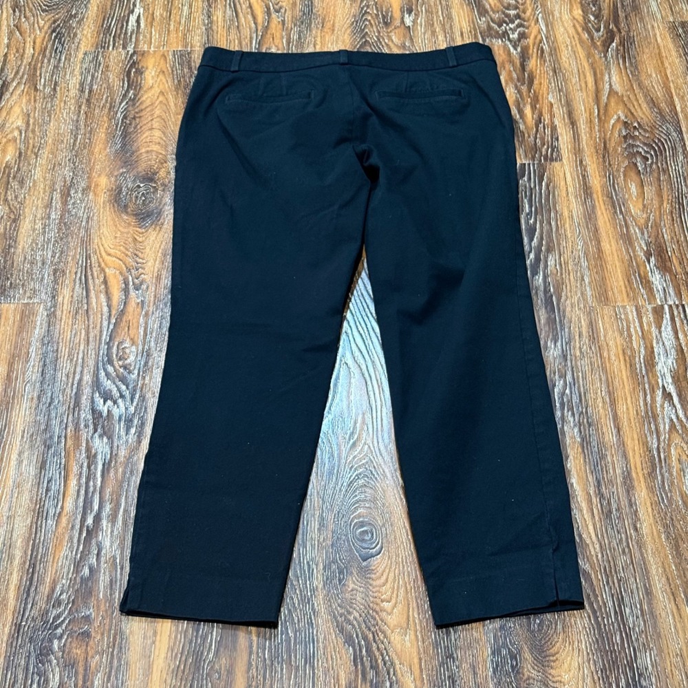 Banana Republic Sloan Black Slim Fit Ankle Dress Pants Womens Size 10 32X25